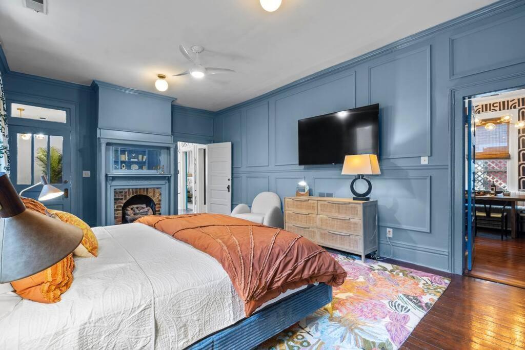 Large Historical Home W/ Fire Pit, Chef Kitchen. Memphis Luaran gambar